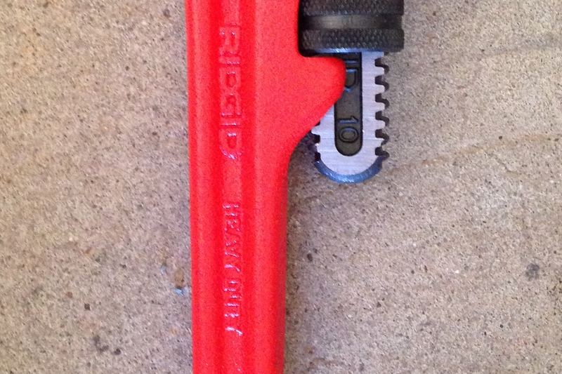 Ridgid 10" pipe wrench